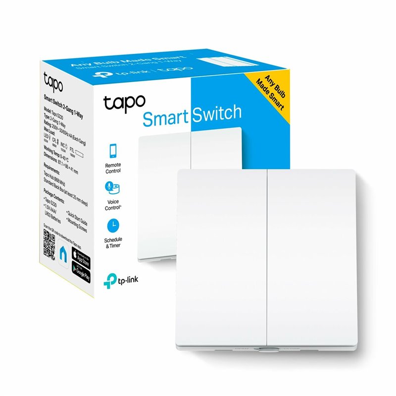 Tp-Link Tapo S220 interrupteur d'éclairage Blanc