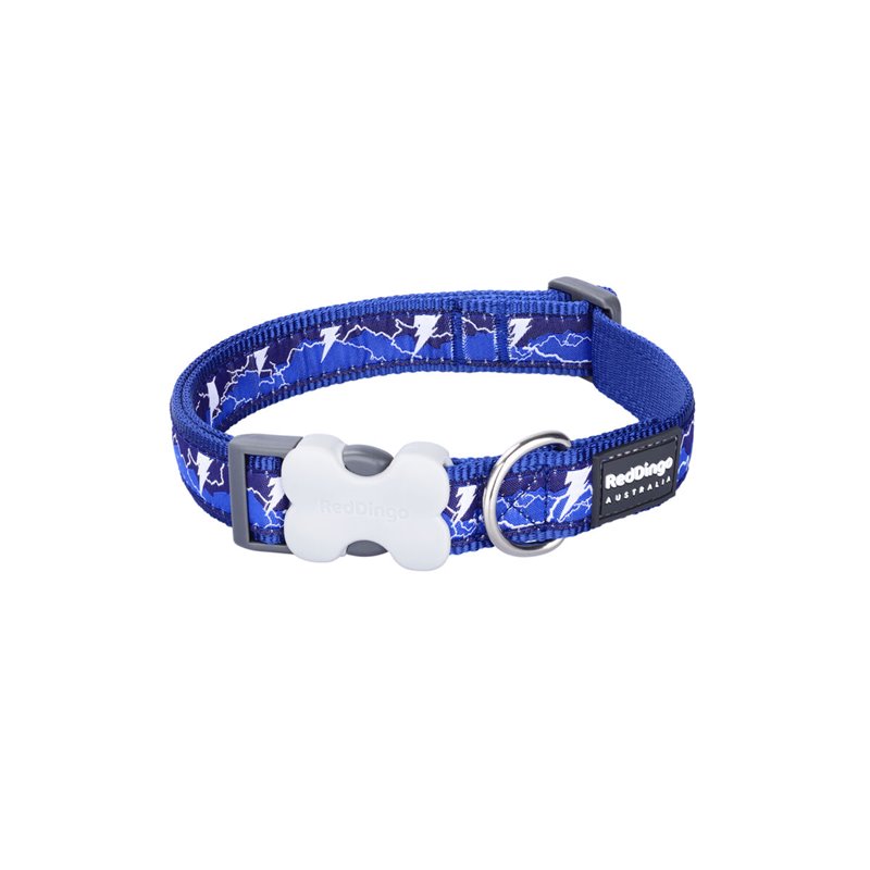 Image secondaire de Collier pour Chien Red Dingo STYLE LIGHTNING Blue marine 31-47 cm