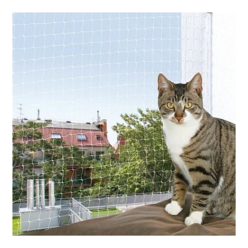 Image secondaire de Filet de sécurité Trixie 44343 Chat Transparent Nylon 8 x 3 m