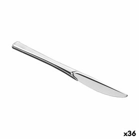 Set de couteaux réutilisables Algon Argenté 10 Pièces 20 cm (36 Unités