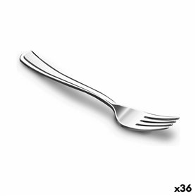 Set de fourchettes réutilisables Algon Argenté 10 Pièces 18,5 cm (36 U