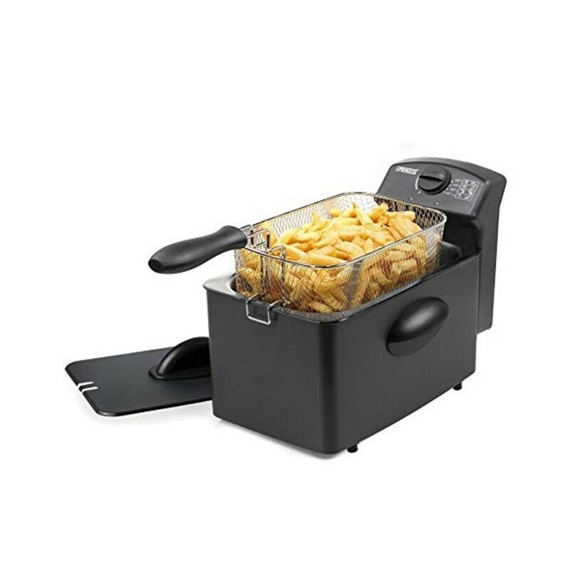 Princess 01.182729.01.001 Friteuse Black Steel 4L