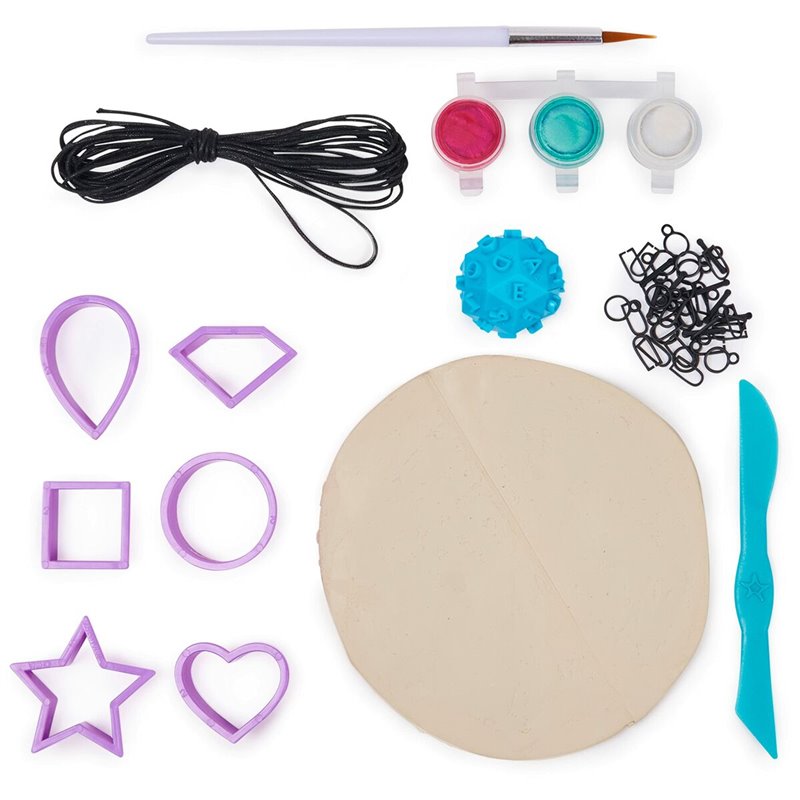 Image secondaire de Kit de création de bracelets et colliers Spin Master Clay your way Plastique