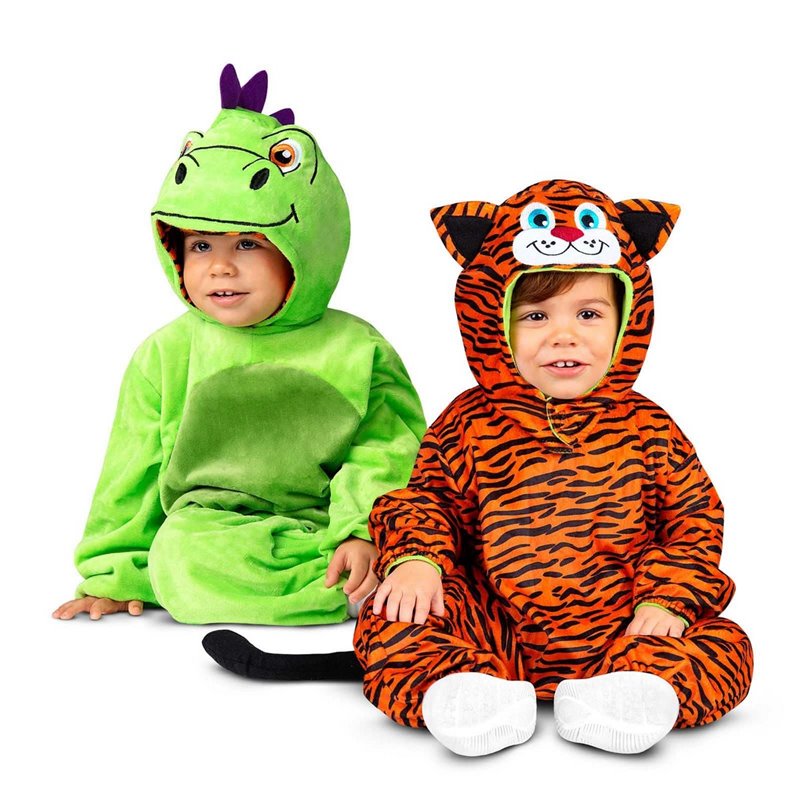 Déguisement pour Enfants My Other Me 3-4 Ans Réversible Tigre Dragon