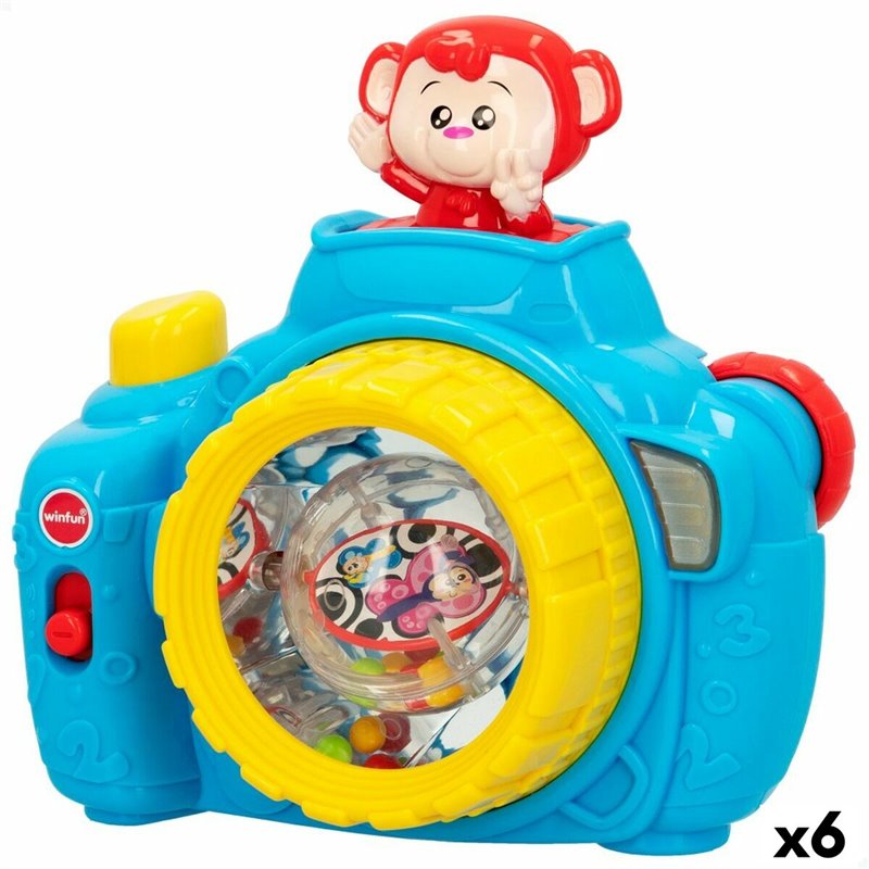 Appareil-Photo pour enfants Winfun Bleu 17 x 16,5 x 8 cm (6 Unités)