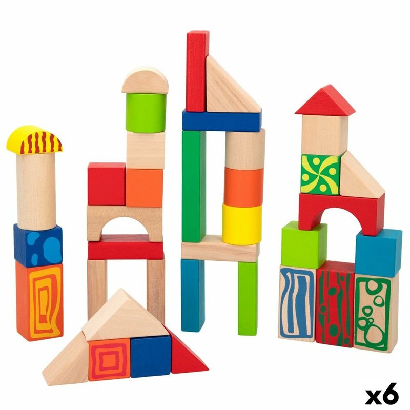 Set de construction Woomax 50 Pièces (6 Unités)