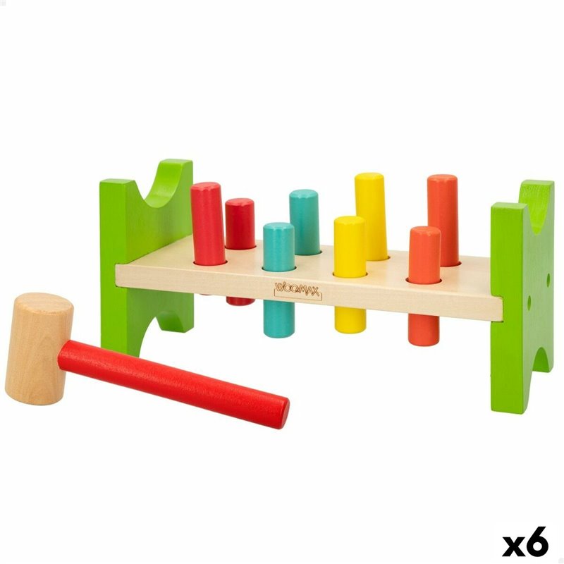 Jeu d'habileté Woomax 10 Pièces 26 x 12 x 9 cm (6 Unités)