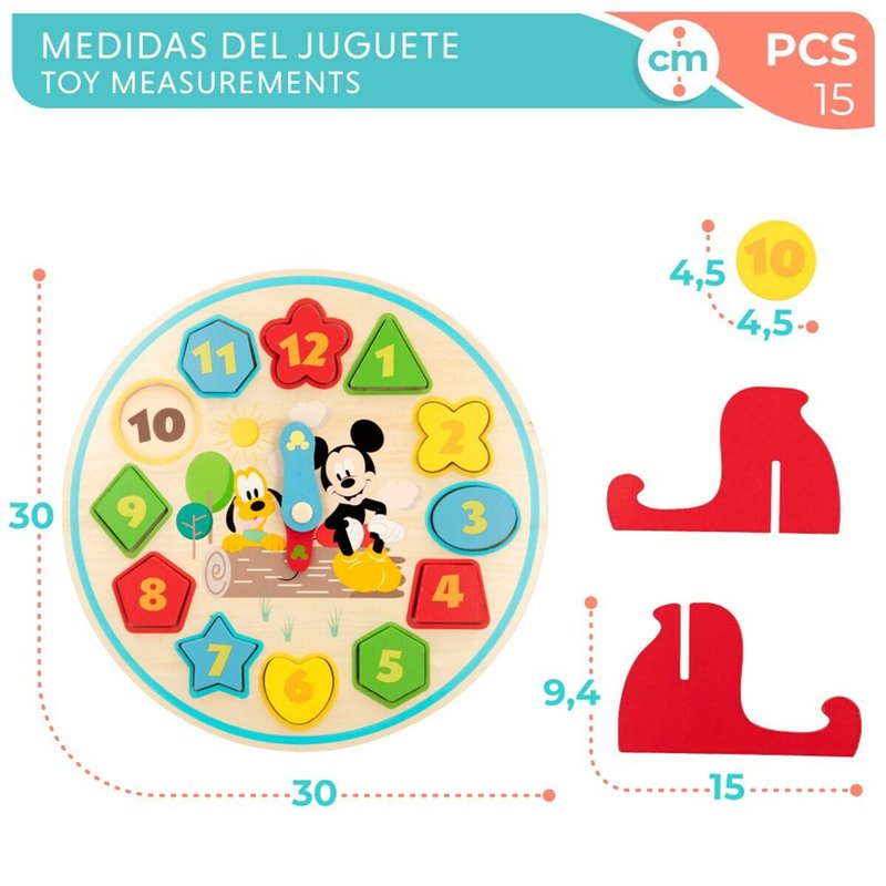 Image secondaire de Jouet Educatif Disney Montre (6 Unités)