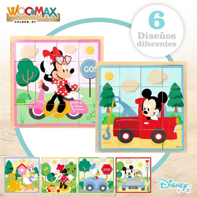 Image secondaire de Puzzle enfant en bois Disney + 3 ans (6 Unités)