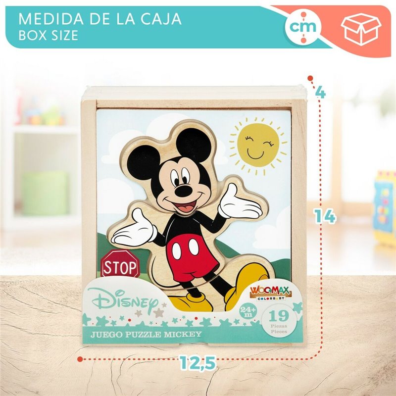 Image secondaire de Puzzle enfant en bois Disney + 2 Ans (12 Unités)