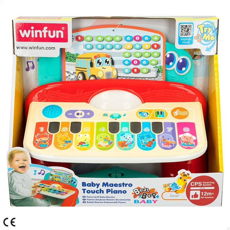 Image secondaire de Piano interactif pour bébé Winfun 27 x 16 x 18 cm (2 Unités)