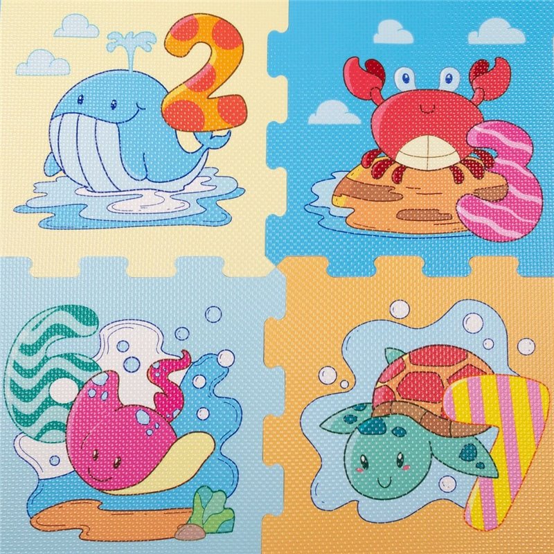 Image secondaire de Tapis de jeu Colorbaby Marin EVA 8 Pièces (4 Unités)