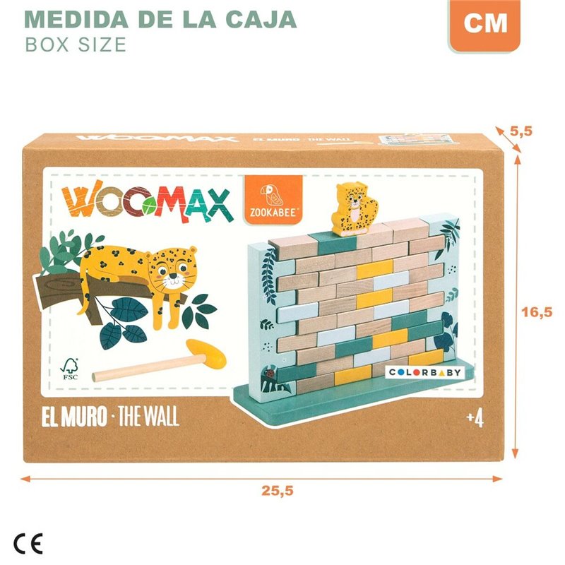 Image secondaire de Set de construction Woomax animaux 44 Pièces (6 Unités)