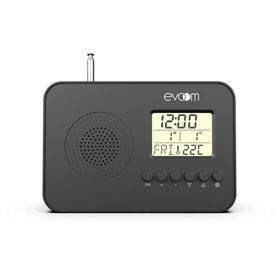 Radio réveil intelligent EVOOM LEKIO avec affichage de la date. heure.
