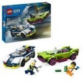 LEGO 60415 City La Course-Poursuite entre la Voiture de Police et la S