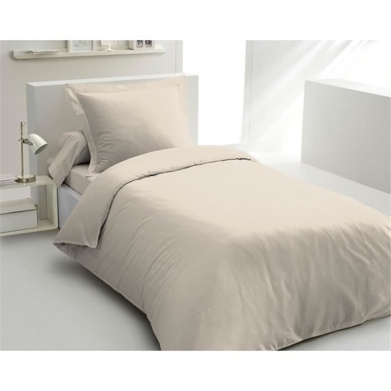 Housse de Couette Lovely Home Beige Crème 140 x 200 cm