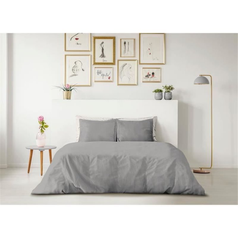 Image secondaire de Housse de Couette Lovely Home Gris clair 240 x 260 cm