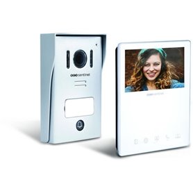 Interphone vidéo filaire. coloris blanc - VisioKit 4.3 - SCS SENTINEL