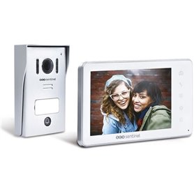 Interphone vidéo filaire. coloris blanc - VisioKit 7 - SCS SENTINEL