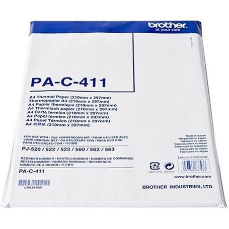 Papier thermique Brother - A4 - 100 feuilles - Compatible avec PJ6XX