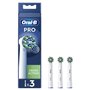 Oral-B Pro Cross Action - Brossettes pour brosse à dents - Blanc - 3 u