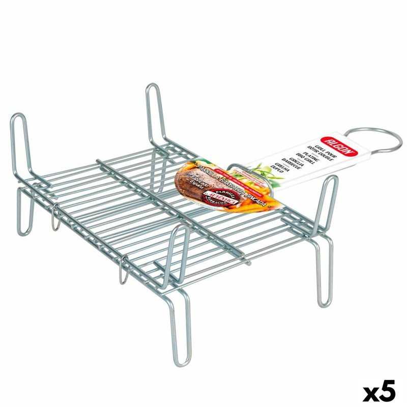 Grill Algon Double zingage 20 x 25 cm (5 Unités)