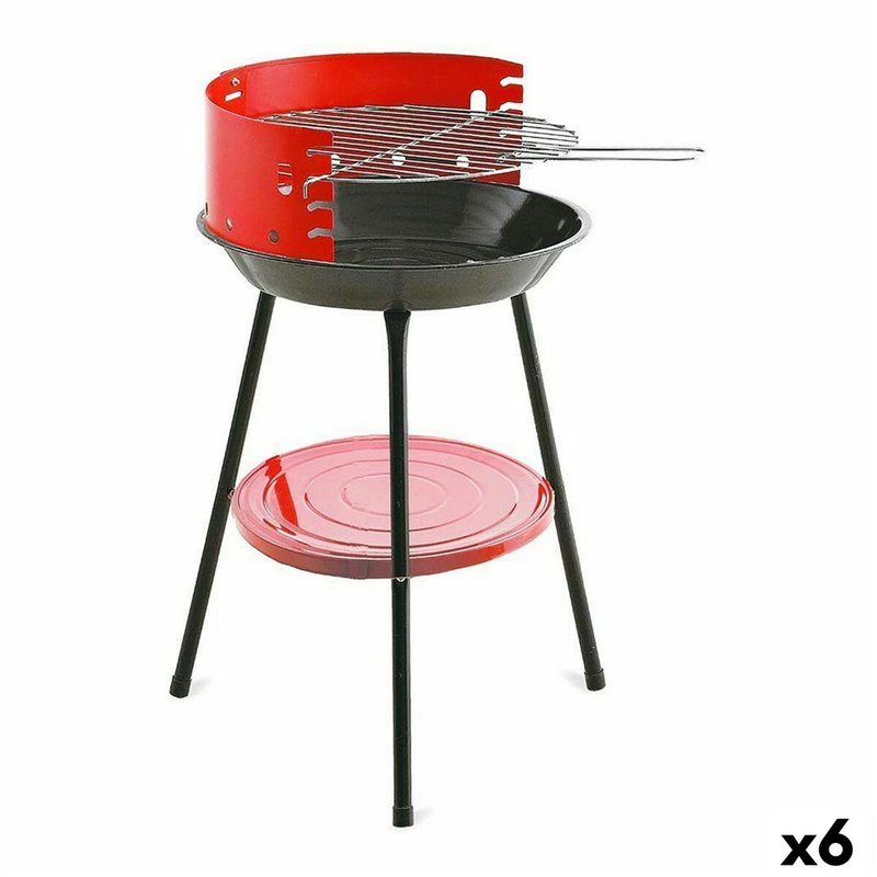 Barbecue Algon Rouge Grill 36 x 36 x 55 cm