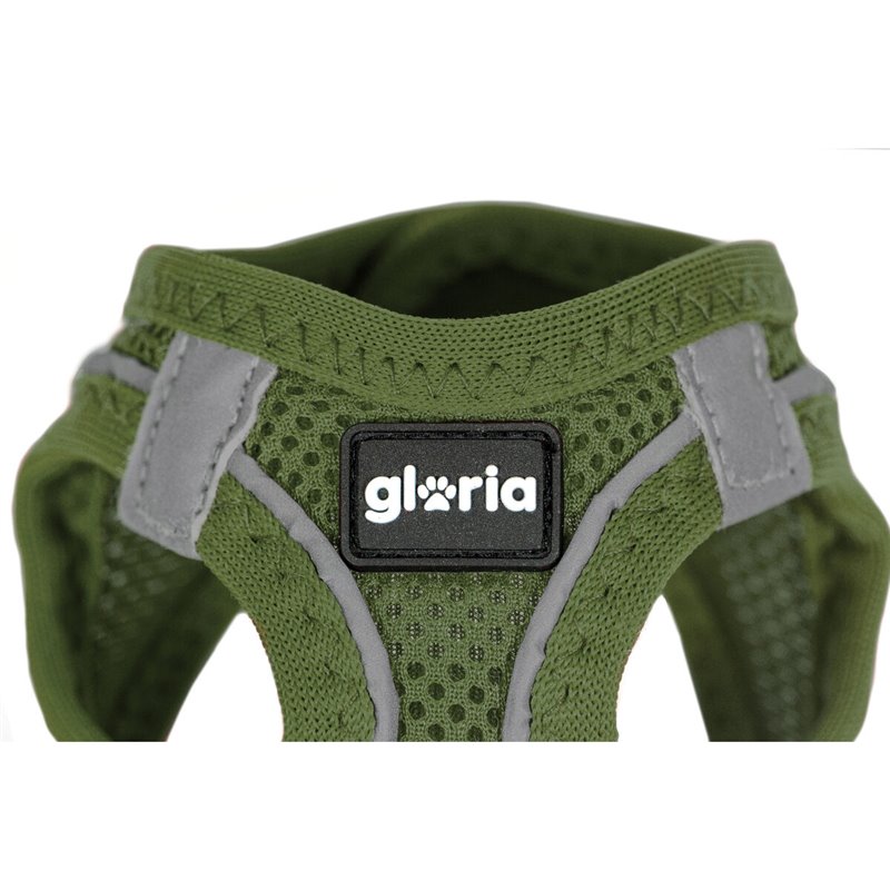 Harnais pour Chien Gloria 24,5-26 cm Vert 18-20 cm