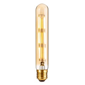 Lampe LED Doré E27 6W 3,4 x 3,4 x 19 cm