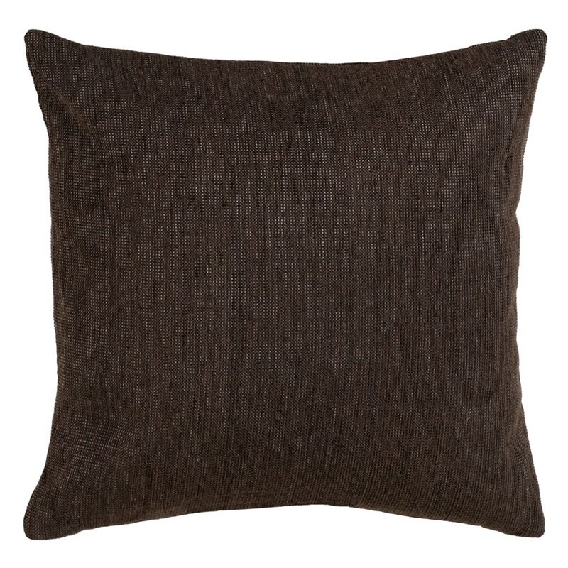 Coussin Polyester Coton Marron 45 x 45 cm