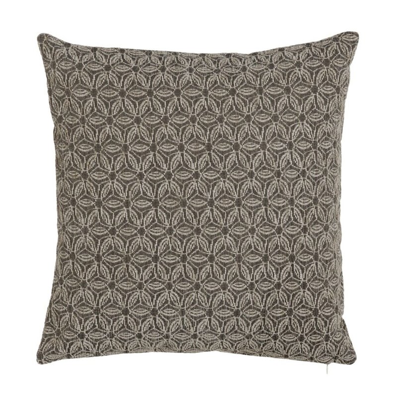 Coussin Polyester Gris 45 x 45 cm