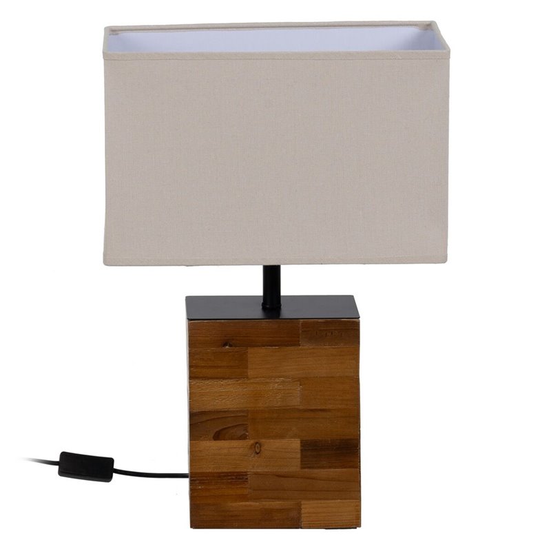 Lampe de bureau Marron Crème 60 W 220-240 V 35 x 18 x 51 cm