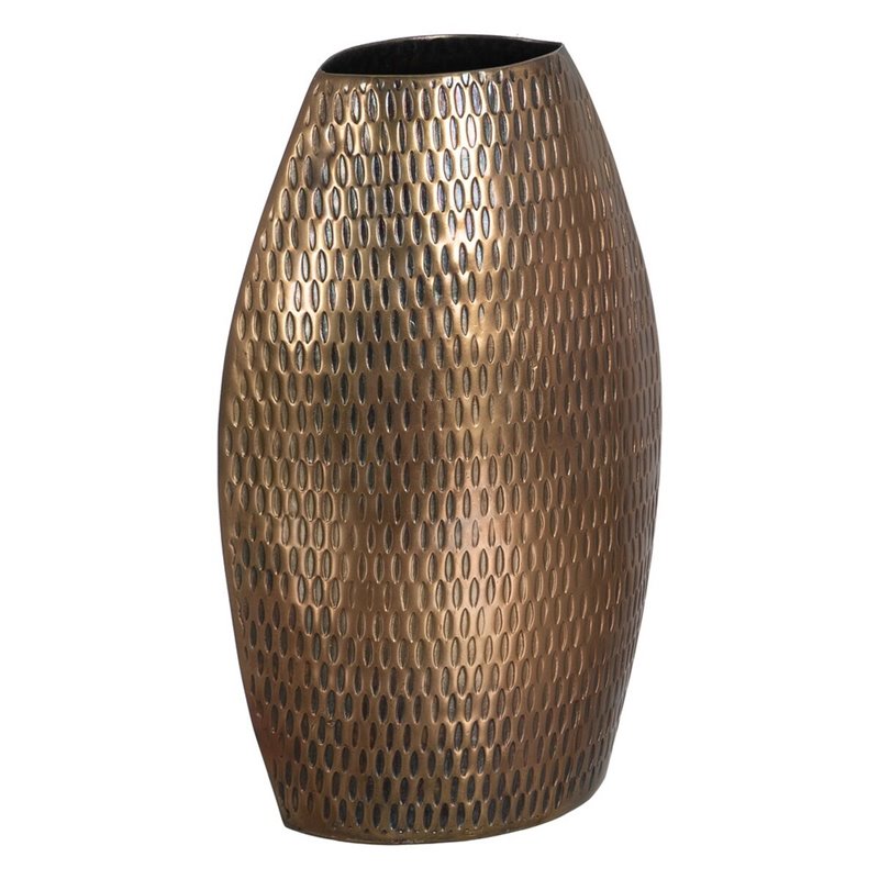 Vase Doré Aluminium 10 x 21 x 33 cm