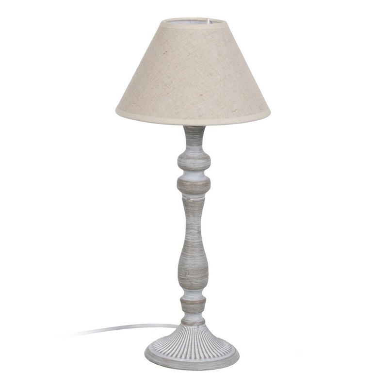 Lampe de bureau Beige Gris 60 W 220-240 V 23 x 23 x 49 cm