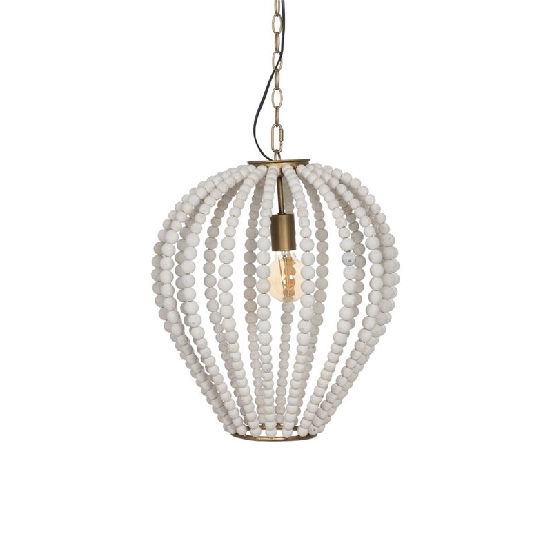 Suspension Blanc Métal 220-240 V 43 x 43 x 48 cm