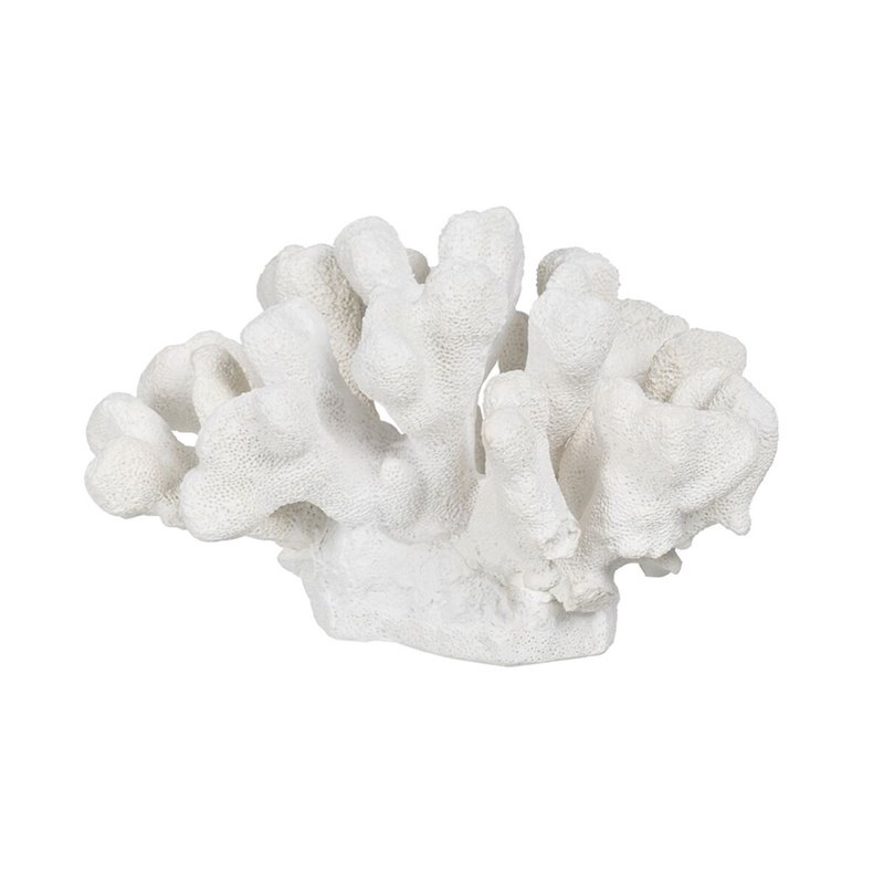 Figurine Décorative Blanc Corail 19 x 14 x 11 cm