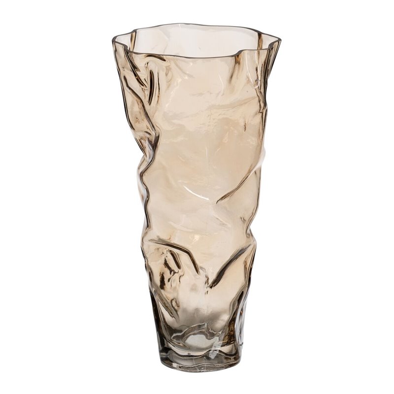 Vase Marron Verre 15,5 x 14 x 32 cm