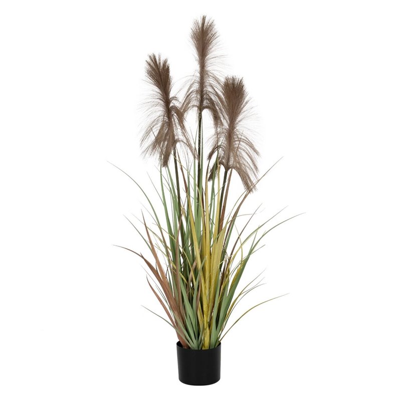 Plante décorative PVC Ciment Tissu 120 cm 14 x 14 x 12,5 cm