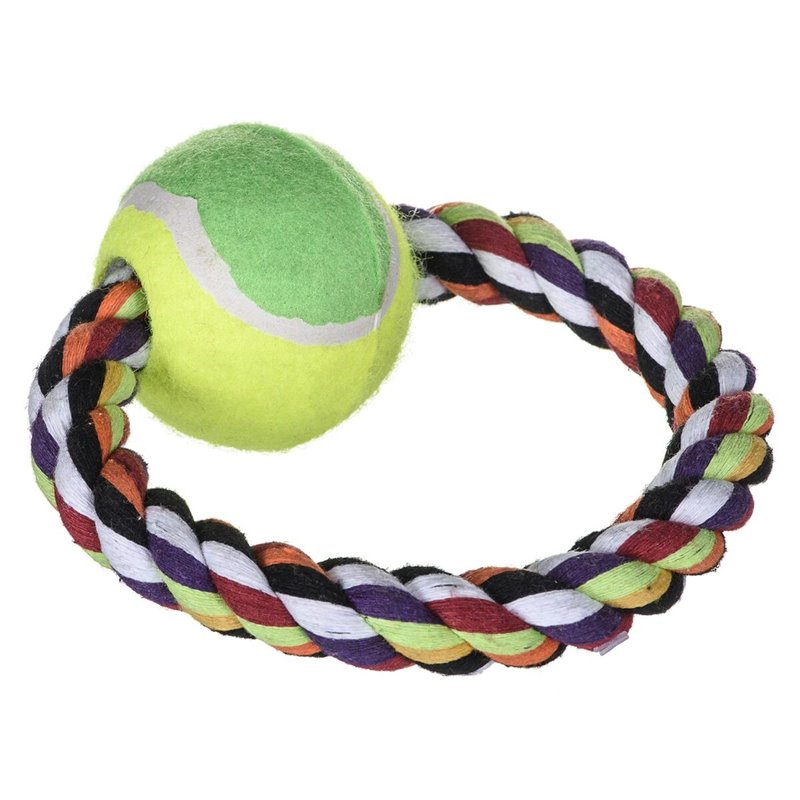 Image secondaire de Jouet pour chien Trixie Tennis Multicouleur Polyester Coton