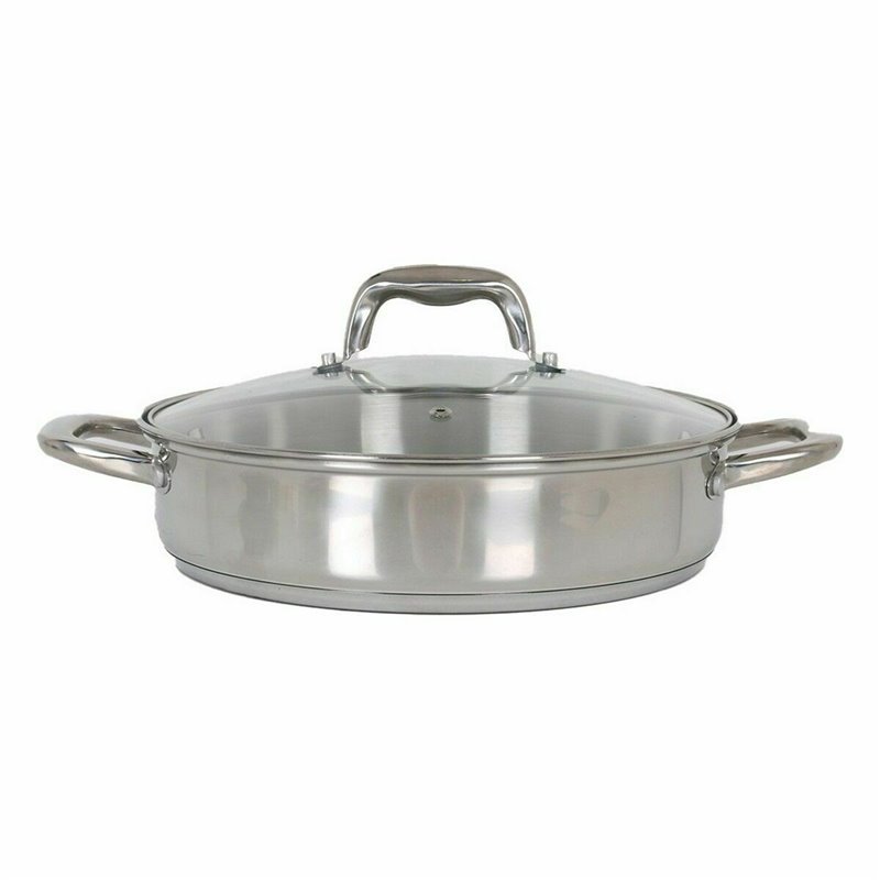 Image secondaire de Casserole avec Couvercle en Verre Quttin 2,2 L (4 Unités)