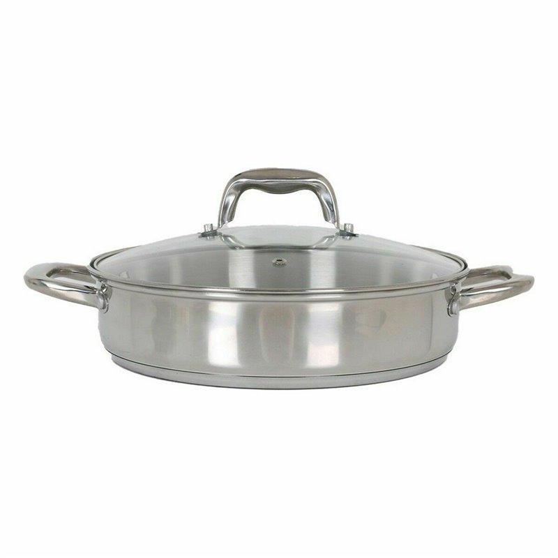 Image secondaire de Casserole avec Couvercle en Verre Quttin 3,1 L (4 Unités)