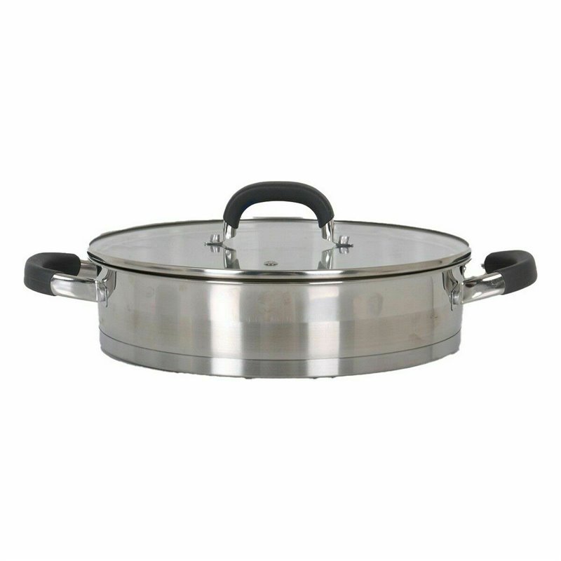 Image secondaire de Casserole avec Couvercle en Verre Quttin 2,2 L (4 Unités)