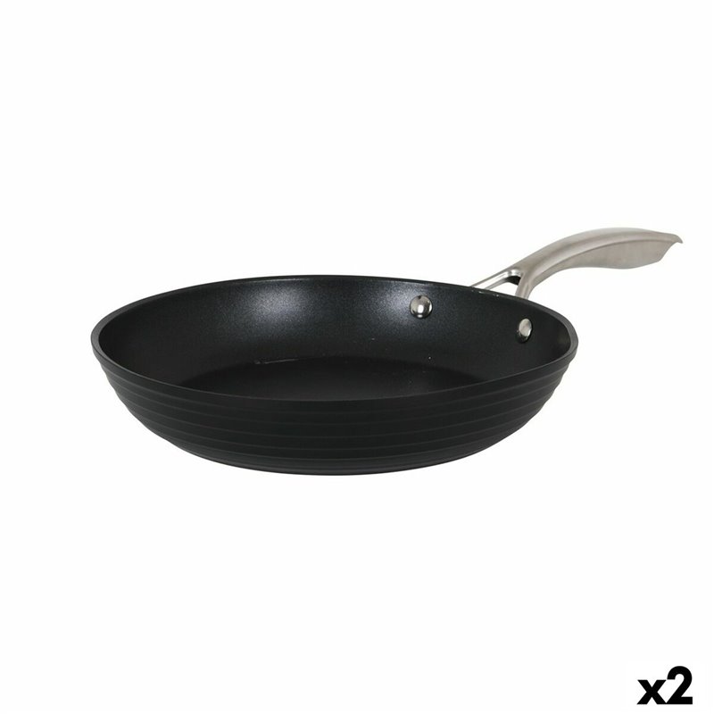 Casserole avec Couvercle en Verre Quttin Spiral Ø 24 cm Aluminium forgé (2 Unités)