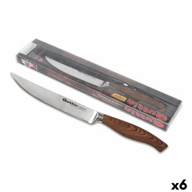 Couteau de cuisine Quttin Legno Acier inoxydable 13 cm 1,8 mm (6 Unité