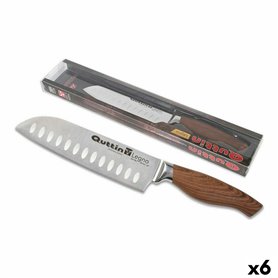 Couteau de cuisine Quttin Santoku Legno 17 cm (6 Unités)