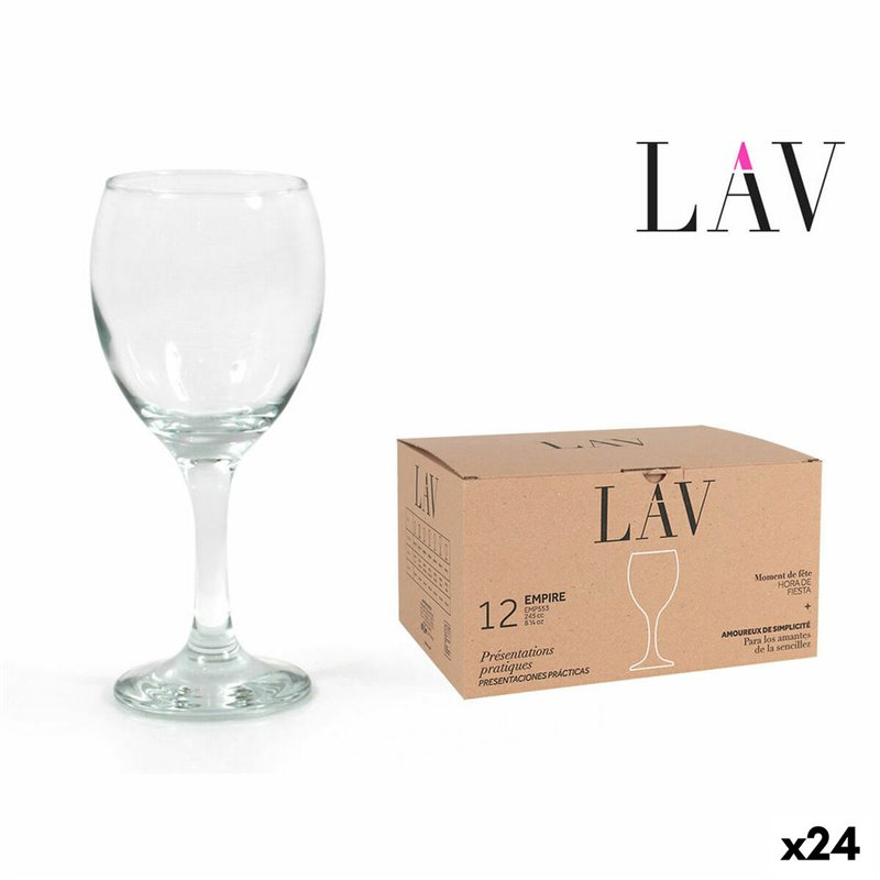 Verre de vin LAV Empire 245 ml (24 Unités) (245 cc)