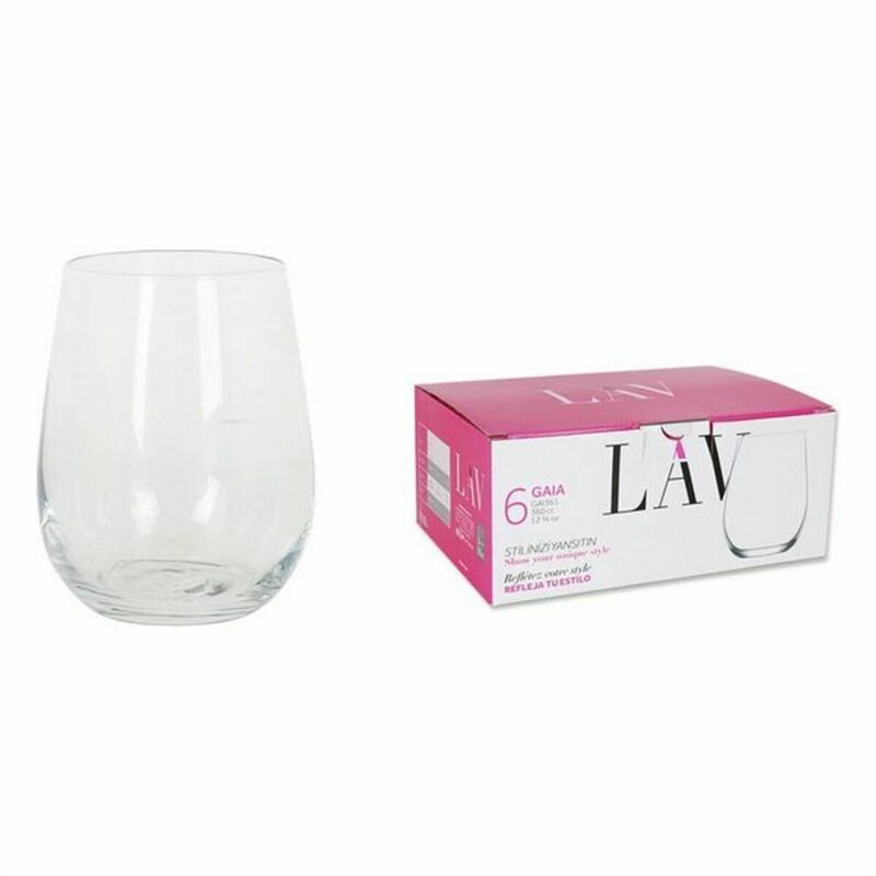 Image secondaire de Set de Verres LAV 77821 6 Pièces (8 Unités) (360 ml)