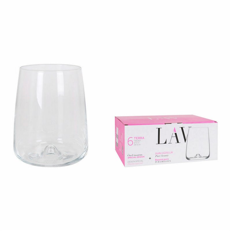 Image secondaire de Set de Verres LAV Terra 6 Pièces (8 Unités) (6 pcs)