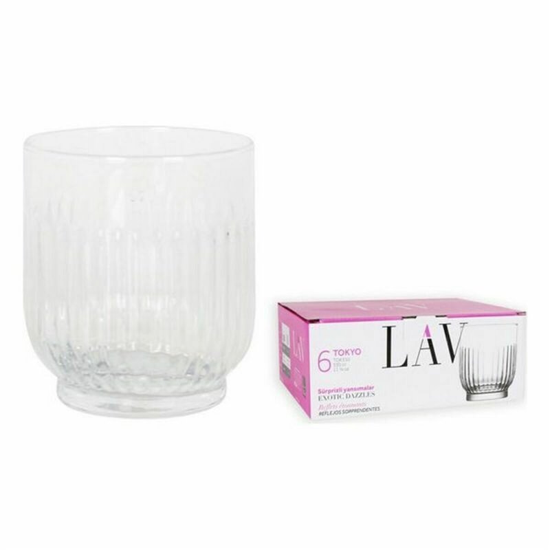 Image secondaire de Set de Verres LAV 144877 6 Pièces (8 Unités) (330 ml)