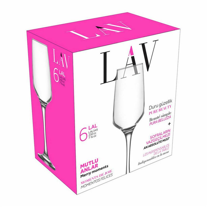 Image secondaire de Set de Verres LAV Lal 6 Pièces (4 Unités) (6 pcs)